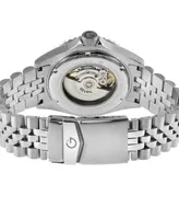 Gevril Men's Chambers Swiss Automatic Silver-Tone Stainless Steel Watch 43mm