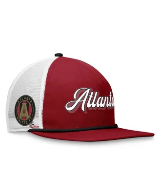 Men's Fanatics Garnet, White Atlanta United Fc True Classic Golf Snapback Hat