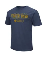 Men's Colosseum Navy Notre Dame Fighting Irish Oht Military-Inspired Appreciation Flag 2.0 T-shirt