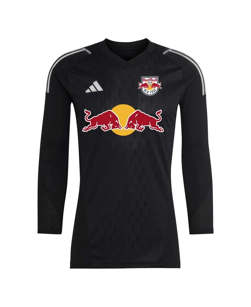 Men's adidas Black New York Red Bulls 2023 Goalkeeper Long Sleeve Replica Jersey