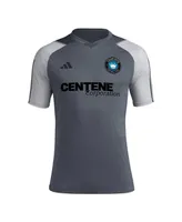 Men's adidas Gray Charlotte Fc 2023 On-Field Training Jersey