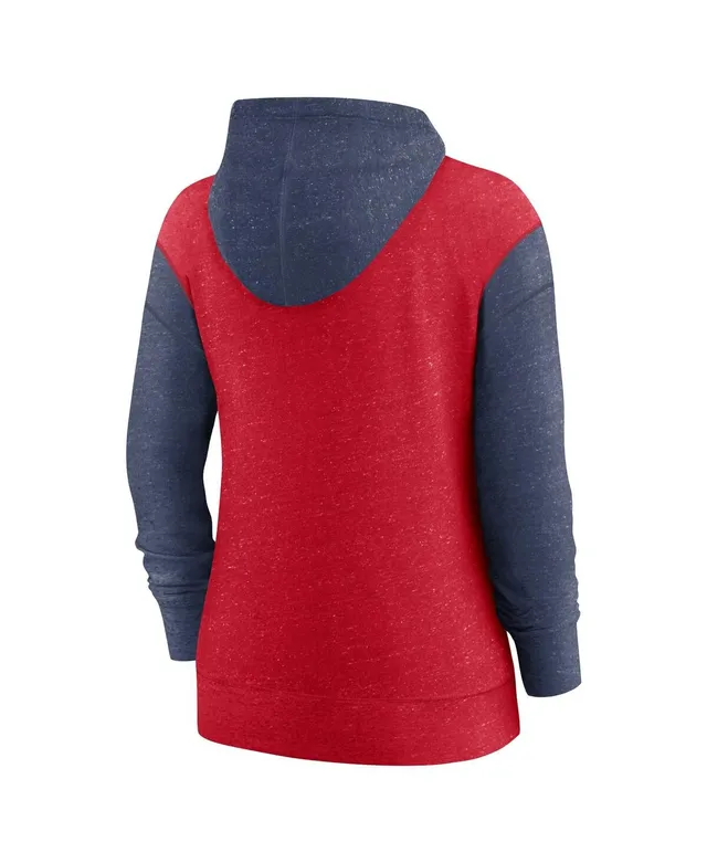 Profile Women's Red St. Louis Cardinals Plus Size Colorblock Pullover Hoodie