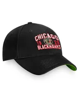 Men's Fanatics Black Chicago Blackhawks True Classic Retro Adjustable Hat