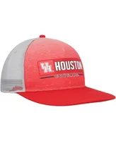 Men's Colosseum Red, Gray Houston Cougars Snapback Hat