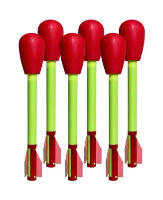 Botabee Foam-Tipped Rocket Launcher Refills Compatible with Stomp Rocket Ultra Rocket Launcher | Replacement 6 Pack Extended