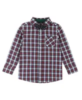 Andy & Evan Toddler Boys Toddler/Child Holiday Button Shirt and Bowtie