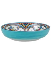 Euro Ceramica Zanzibar 4 Piece Pasta Bowl Set