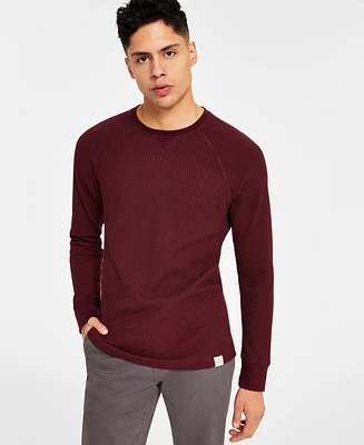 Sun + Stone Men's Long-Sleeve Thermal Shirt, Created for Macy's