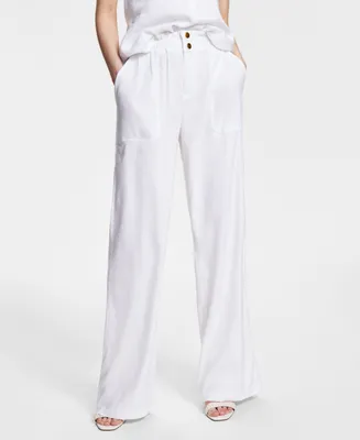 I.n.c. International Concepts Petite Paperbag-Waist Pants, Created for Macy's