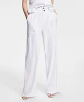 I.n.c. International Concepts Petite Paperbag-Waist Pants, Created for Macy's