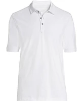 Lands' End Men's CoolMax Mesh Short Sleeve Polo Shirt