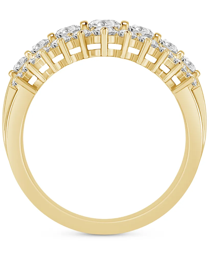 Diamond Cluster Band (1-1/2 ct. t.w.) in 14k Gold