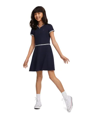 Tommy Hilfiger Little Girls Quarter Zip Dress