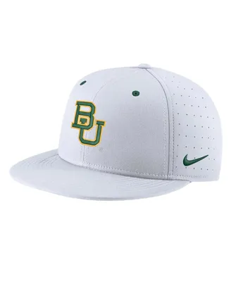 Men's Nike Gray Baylor Bears Aero True Baseball Performance Fitted Hat