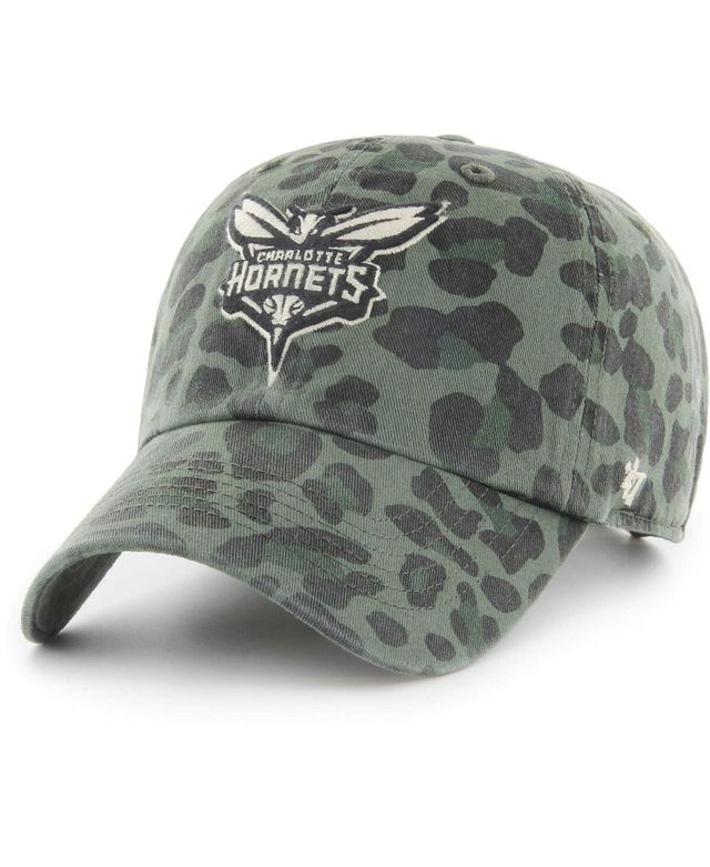 Women's '47 Brand Green Charlotte Hornets Bagheera Clean Up Adjustable Hat