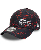 Men's New Era Navy Red Bull F1 Racing Allover Print 9FORTY Snapback Hat