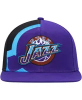 Men's Mitchell & Ness Purple Utah Jazz Hardwood Classics Retroline Snapback Hat