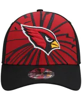 Men's New Era Cardinal, Black Arizona Cardinals Shattered 39THIRTY Flex Hat