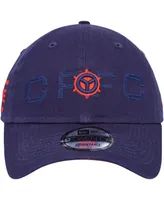 Men's New Era Navy Chicago Fire Kick Off 9TWENTY Adjustable Hat