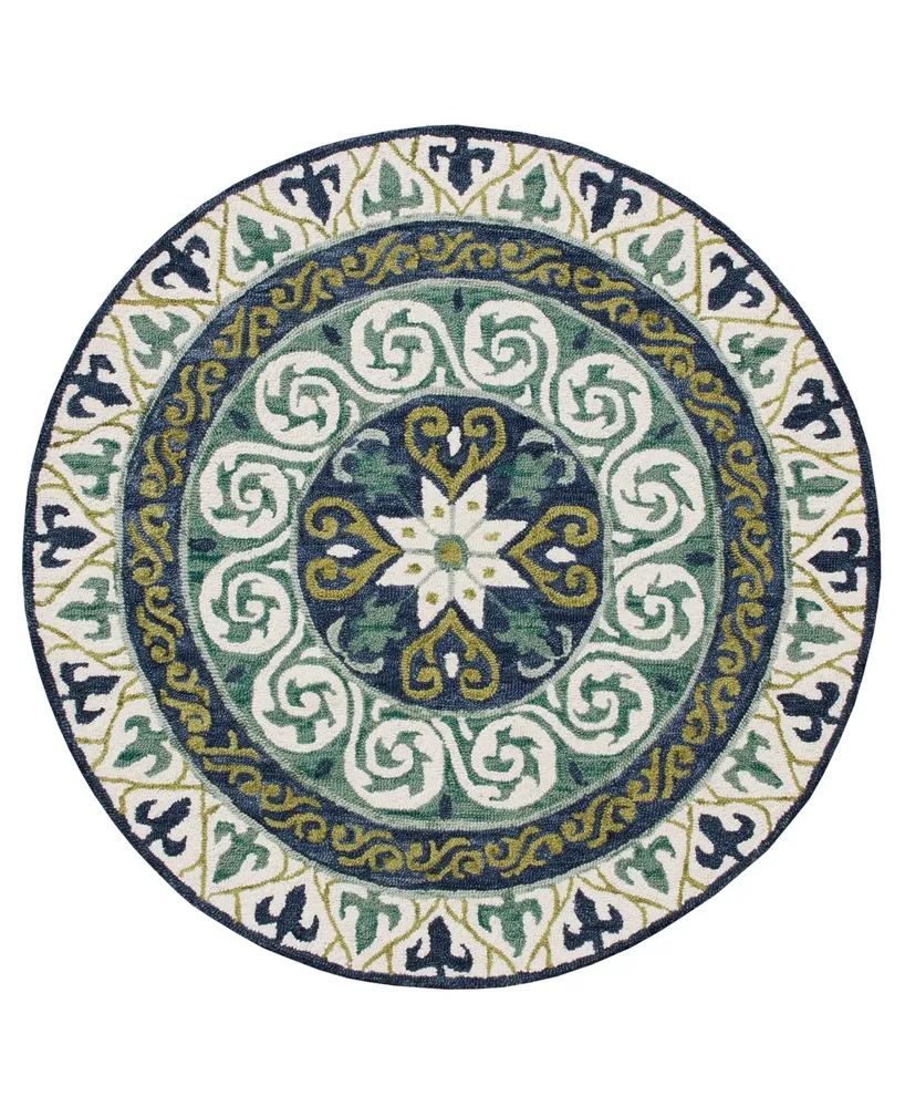 Closeout! Lr Home Valentin VLNTA03567 7' x 7' Round Area Rug