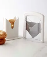 Cheer Collection Guillotine Style Bagel Slicer with Safety Shield