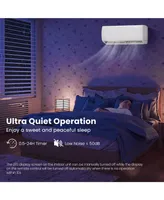 Costway 24000 Btu Mini Split Air Conditioner & Heater Ductless 18.5 SEER2 1500 Sq. Ft