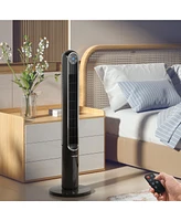 Costway 42'' Tower Fan Smart Display Panel 12H Timer 80 Degree Oscillating w/Remote
