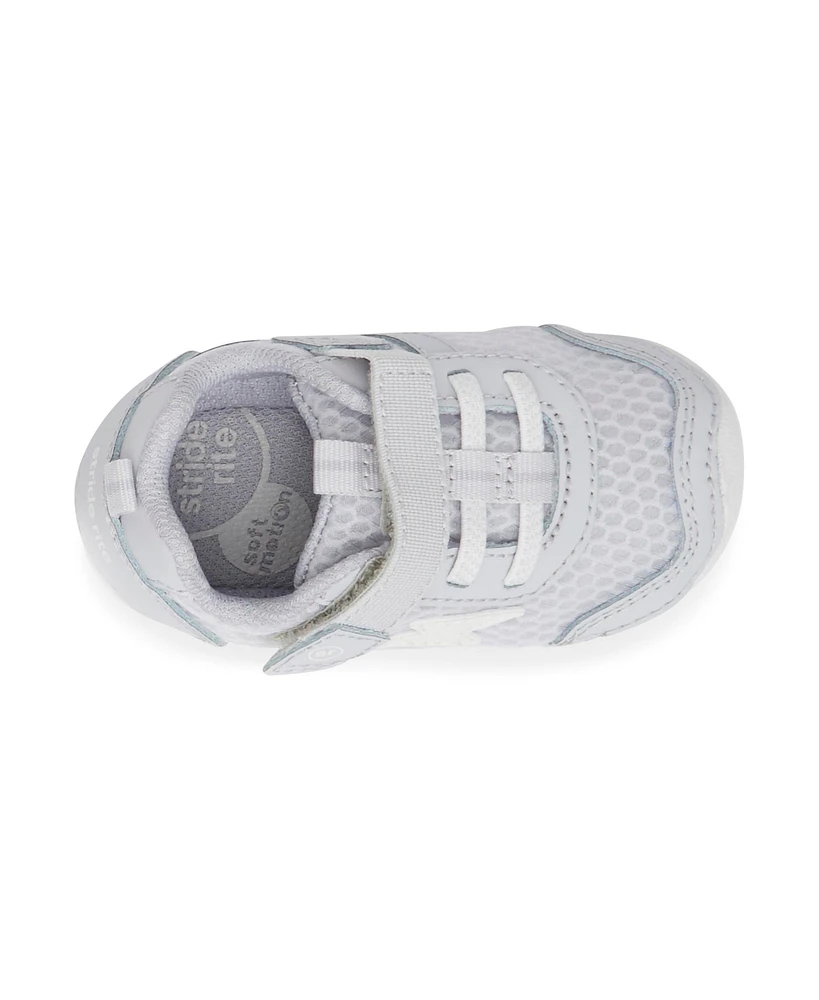 Stride Rite Little Boys Soft Motion Zips Runner Leather Sneakers