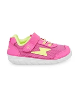 Stride Rite Big Girls Soft Motion Zips Runner Leather Sneakers