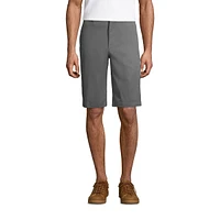 Lands' End Men's 11" Plain Front Blend Chino Shorts