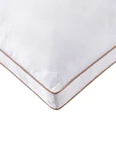 Unikome 2 Piece Diamond Quilted Goose Feather Gusseted Bed Pillows Set