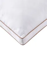 Unikome 2 Piece Diamond Quilted Goose Feather Gusseted Bed Pillows Set Collection