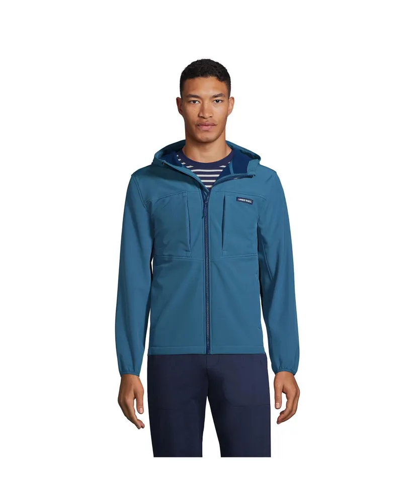 Lands' End Men's Softshell Stretch Fleece Jacket