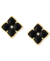 Effy Onyx & Diamond Accent Fancy Stud Earrings in 14k Gold