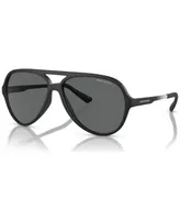 A|X Armani Exchange Men's Low Bridge Fit Sunglasses, AX4133SF