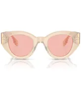 Burberry Women's Low Bridge Fit Sunglasses, Meadow