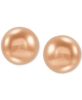 3-Pc. Set Polished Ball Stud Earrings in 14k Tricolor Gold