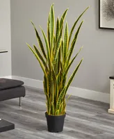 Nearly Natural 5' Sansevieria Artificial Plant