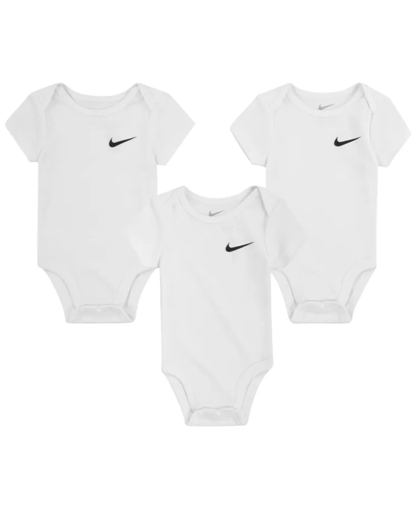 Nike Baby Boys or Girls Mini Me Essential Bodysuits, Pack of 3