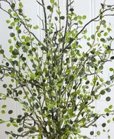 Nearly Natural Night Willow Arrangement in Glass Vase