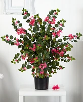 Nearly Natural Bougainvillea Artificial Tree