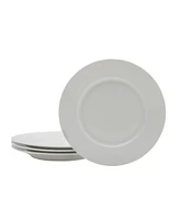 Fitz and Floyd Everyday Whiteware Classic Rim Salad Plate 4 Piece Set