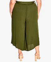 City Chic Plus Size Holiday Sun Pant