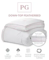 Pillow Gal Down-Top Featherbed Mattress Topper with 100% Rds Down