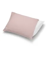 Pillow Gal Down Alternative Pillow and Removable Pillow Protector, Standard/Queen, Set of 2, Pink