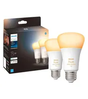 Philips Hue A19 Bluetooth 75W Smart Led Bulbs (2-pack)