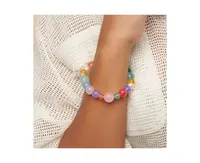 Rena Multi-color Quartz Beaded Bracelet - Multi