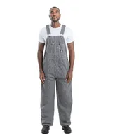 Berne Men's Heritage Unlined Hickory Stripe Bib Overall