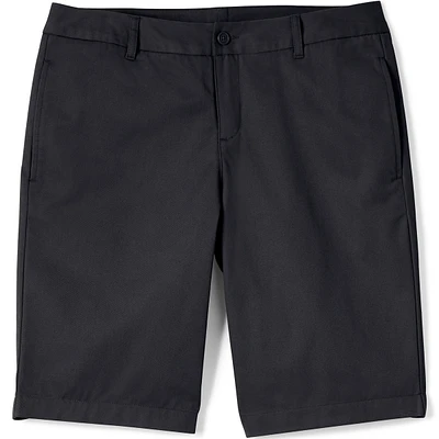 Lands' End Women's Plus Plain Front Blend Chino Shorts