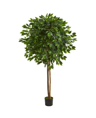 Nearly Natural 6.5' Ficus Artificial Tree